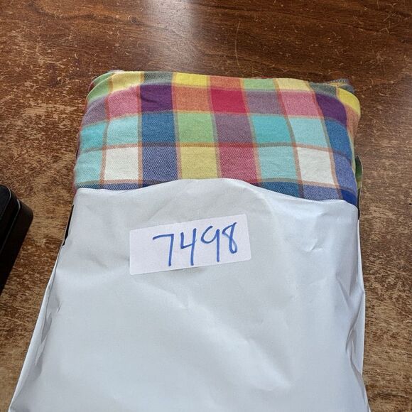 Jack Wills Shirt Mens Medium Multicolor Plaid England Long Sleeve Button Up Logo - Picture 12 of 13